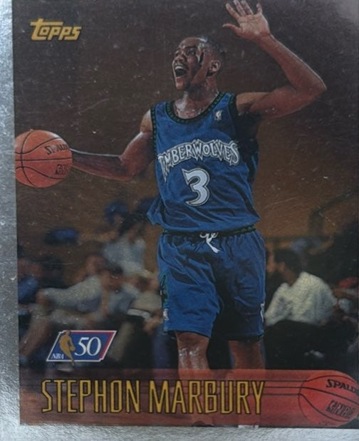 1997 Kenner/Topps Starting Lineup Cards #177 Stephon Marbury