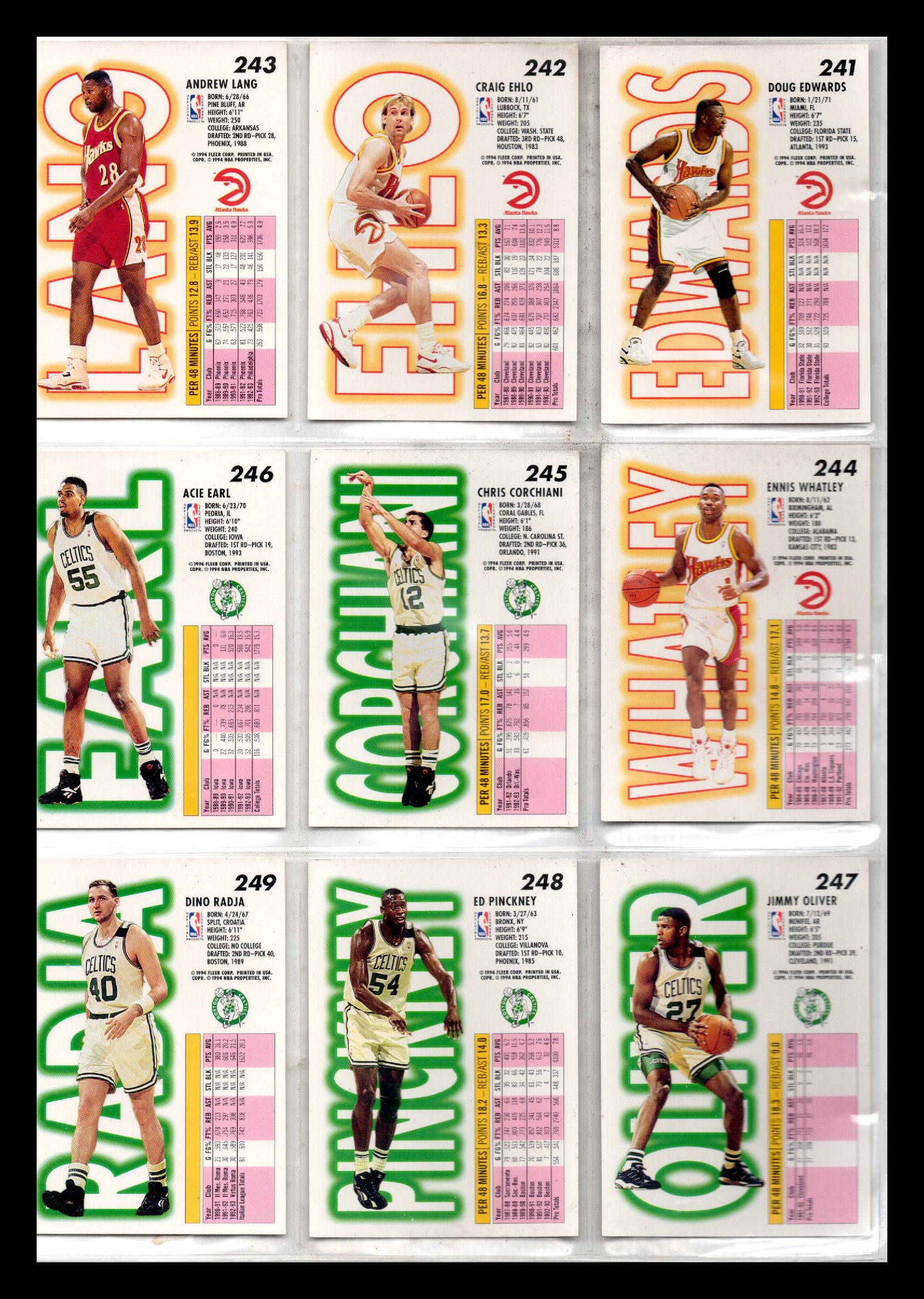 1992 Fleer Doug Edwards #241